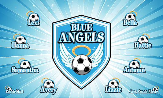 3'x5' Vinyl Banner - Blue Angels