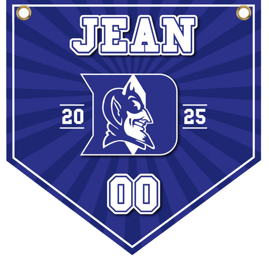 16" x 16" Home Plate Pennant - Blue Devils