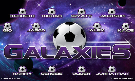 3'x5' Vinyl Banner - Galaxies