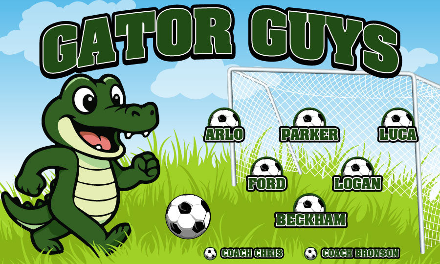 3'x5' Vinyl Banner - Gator Guys
