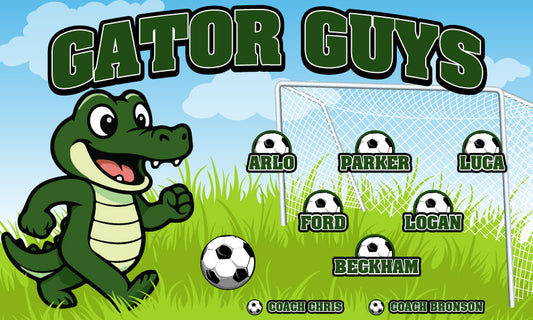 3'x5' Vinyl Banner - Gator Guys