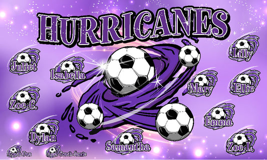 3'x5' Vinyl Banner - Hurricanes