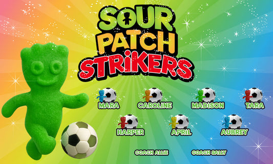 3'x5' Vinyl Banner - Sour Patch Strikers