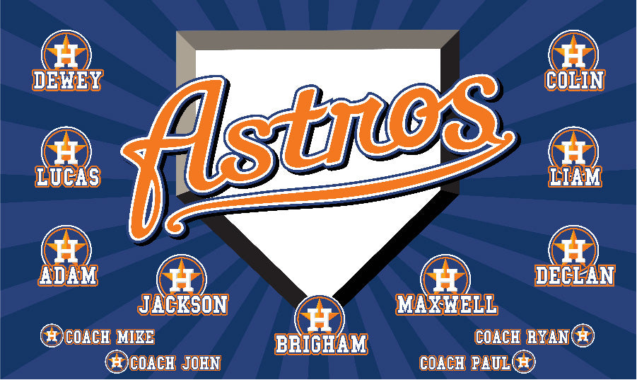 3'x5' Vinyl Banner - Astros