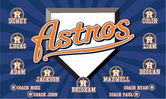3'x5' Vinyl Banner - Astros