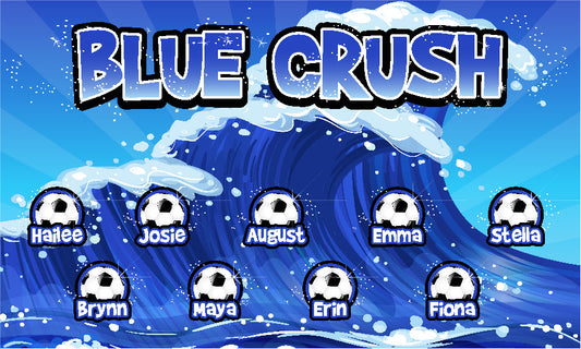 3'x5' Vinyl Banner - Blue Crush
