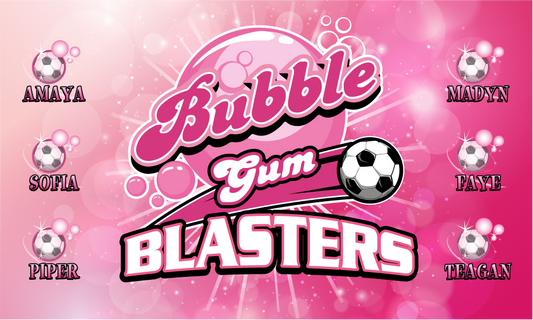 3'x5' Vinyl Banner - Bubble Gum Blasters