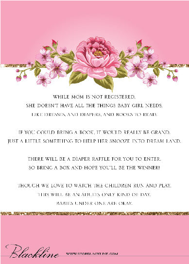 Garden Sparkle Baby Shower Invitation