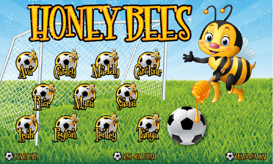 3'x5' Vinyl Banner - Honeybees