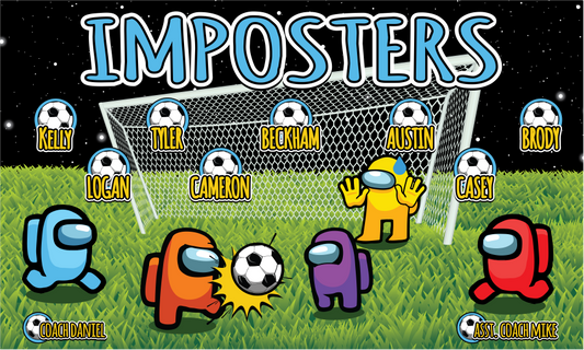3'x5' Vinyl Banner - Imposters