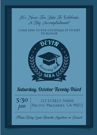 MBA Grad Invites