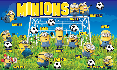 3'x5' Vinyl Banner - Minions