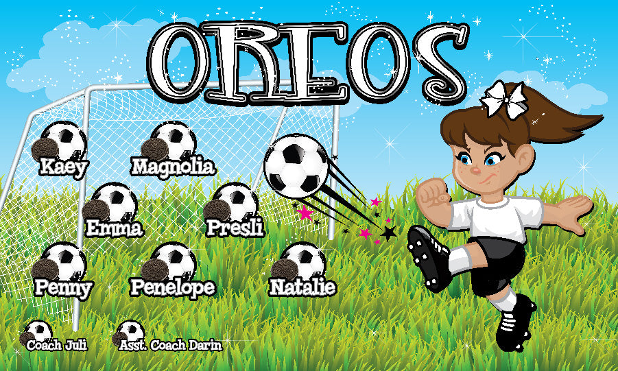 3'x5' Vinyl Banner - Oreos (Field)
