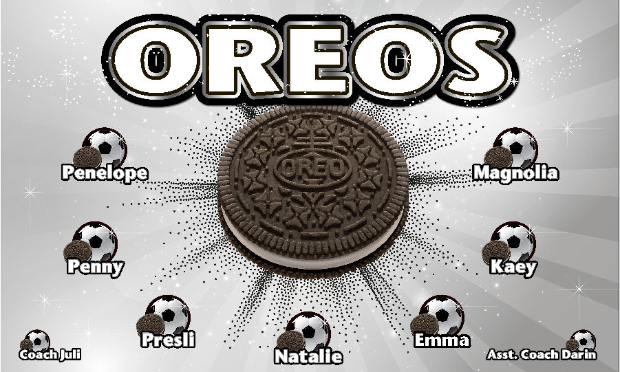 3'x5' Vinyl Banner - Oreos