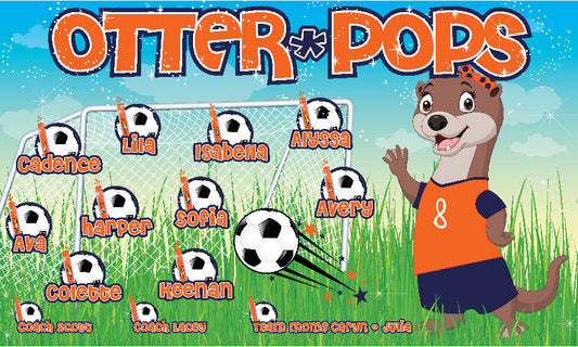 3'x5' Vinyl Banner - Otter Pops
