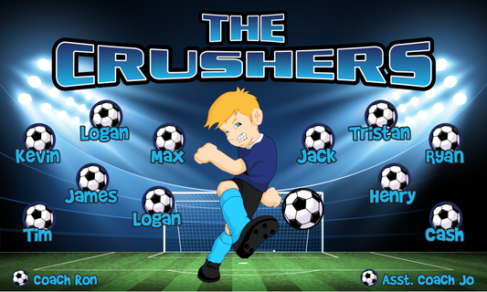 3'x5' Vinyl Banner - The Crushers