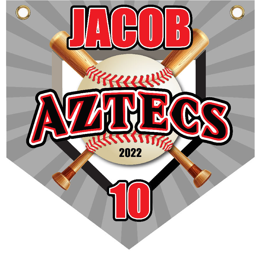 16" x 16" Home Plate Pennant - Aztecs