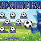 3'x5' Vinyl Banner - Blue Gummy Bears