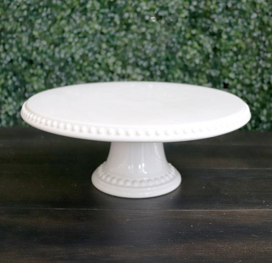 White Round Dessert Stand