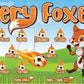 3'x5' Vinyl Banner - Fiery Foxes