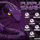 3'x5' Vinyl Banner - Purple Snakes