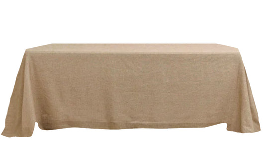 90x132 Jute Rectangle Table Cloth