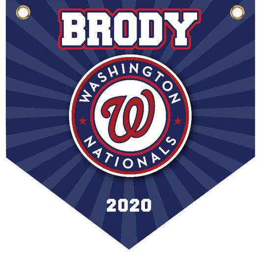 16" x 16" Home Plate Pennant - Washington Nationals