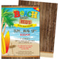 Beach Bash Birthday Invitations