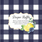Blueberry Lemon Baby Shower Invitation