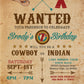 Cowboys & Indians Birthday Invitations