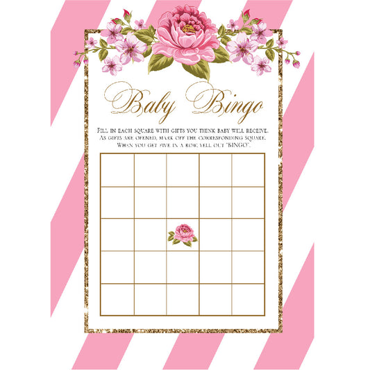 Garden Sparkle Baby Bingo - Download