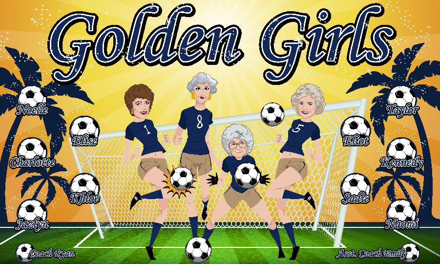 3'x5' Vinyl Banner - Golden Girls
