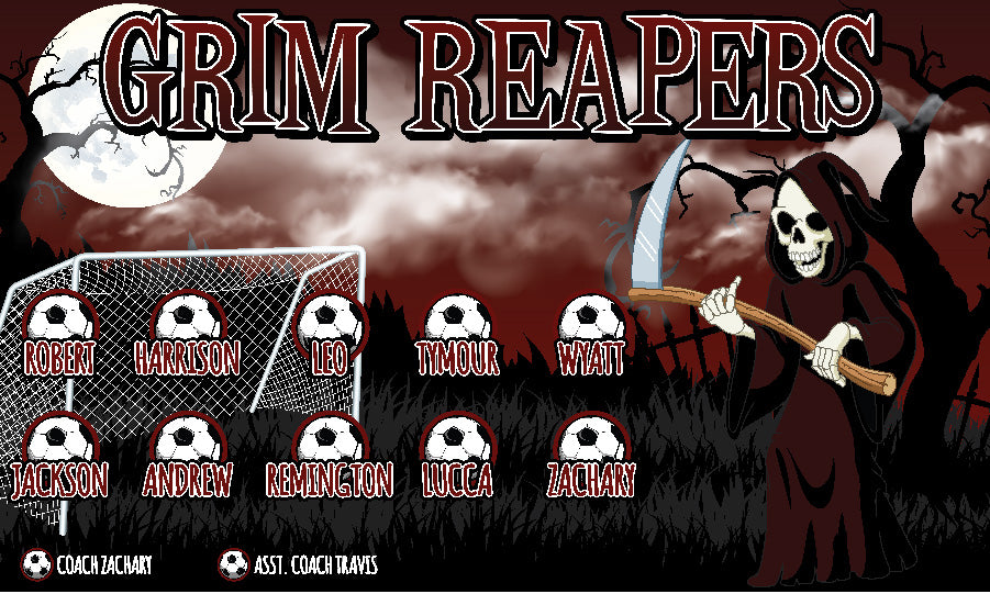 3'x5' Vinyl Banner - Grim Reapers