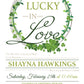 Lucky in Love Bridal Shower Invitations