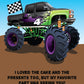 Monster Truck Birthday Thank You Cards