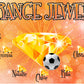 3'x5' Vinyl Banner - Orange Jewels