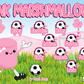 3'x5' Vinyl Banner - Pink Marshmallows