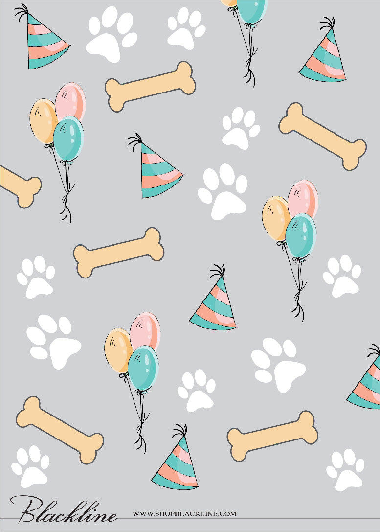 Puppy Paw-ty Birthday Invitations