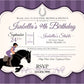 Side Saddle Birthday Invitations