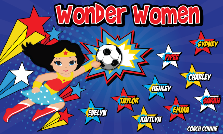 3'x5' Vinyl Banner - Wonder Women
